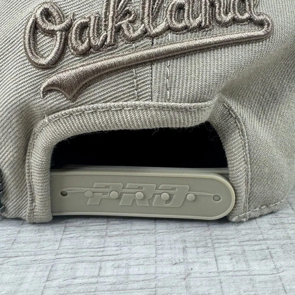 Pro Standard Oakland Athletics Baseball Cap Mens One Size Taupe Snapback Hat